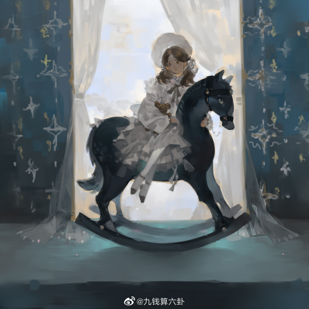 画师微博：九钱算六卦