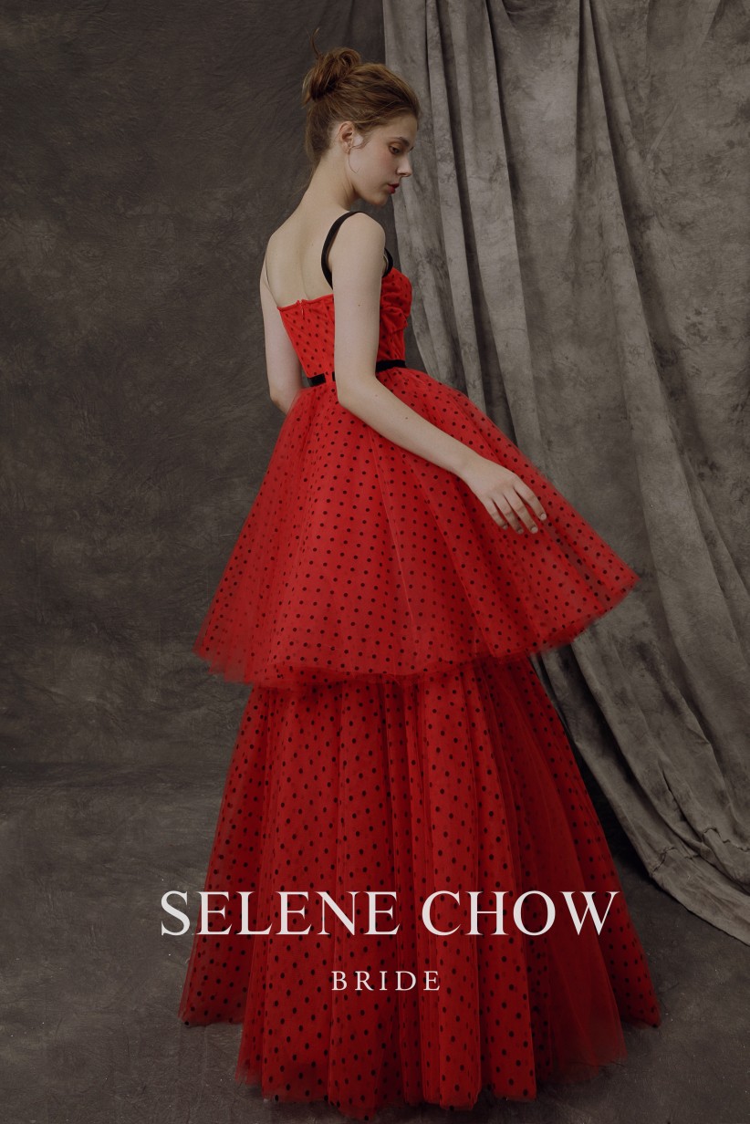 SELENE CHOW 宴會禮服，圖源微博cr：@設(shè)計師Selene Chow