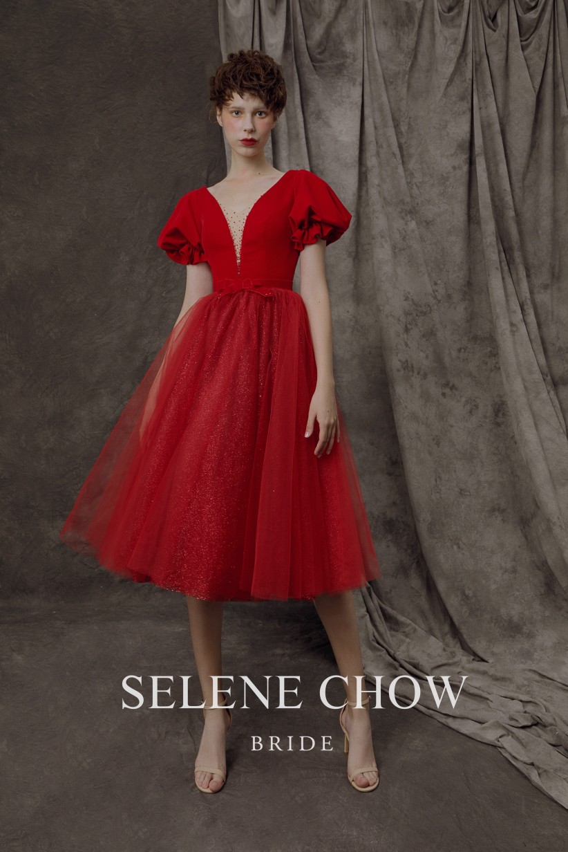 SELENE CHOW 宴会礼服，图源微博cr：@设计师Selene Chow