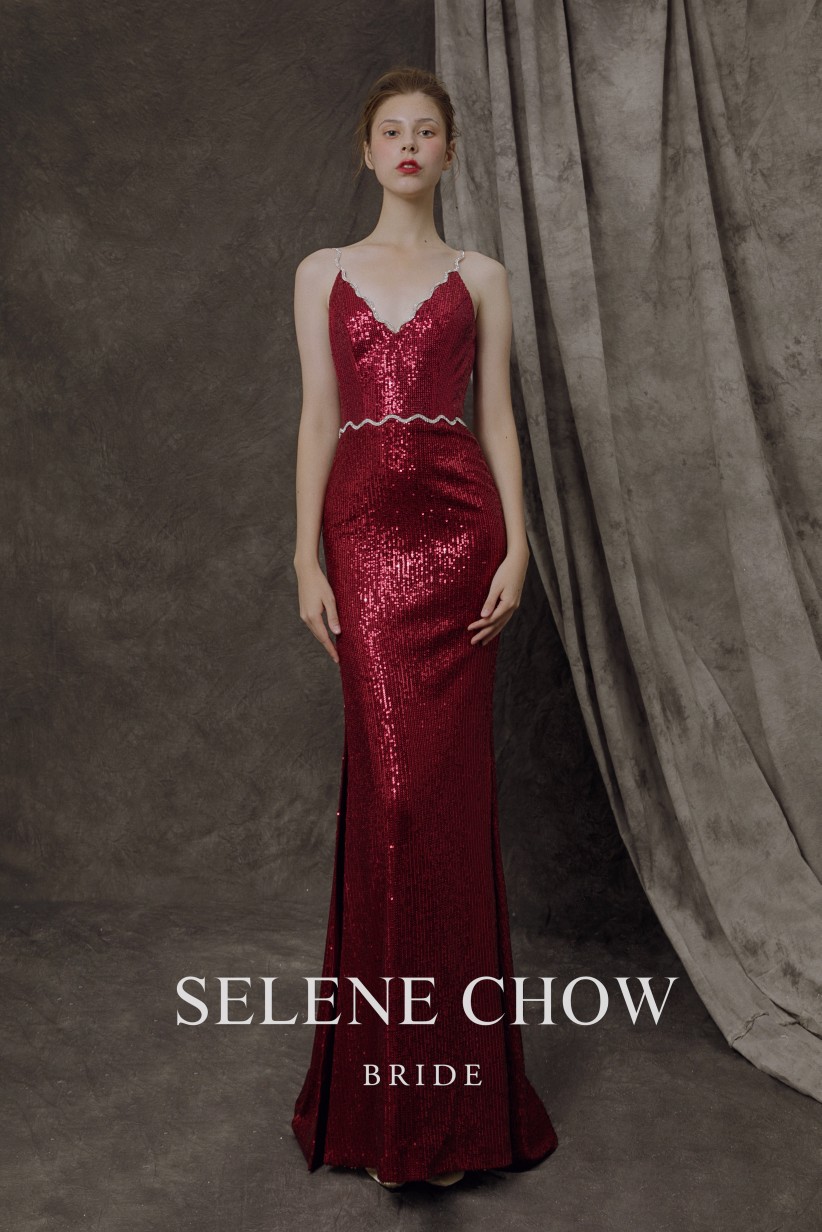 SELENE CHOW 宴会礼服，图源微博cr：@设计师Selene Chow