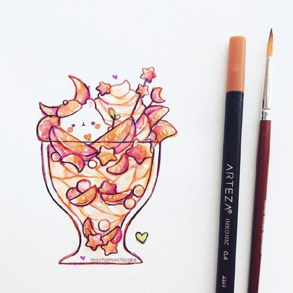 ·彩插集·
水彩萌物 | ins：mochamochicake ​ ​​​