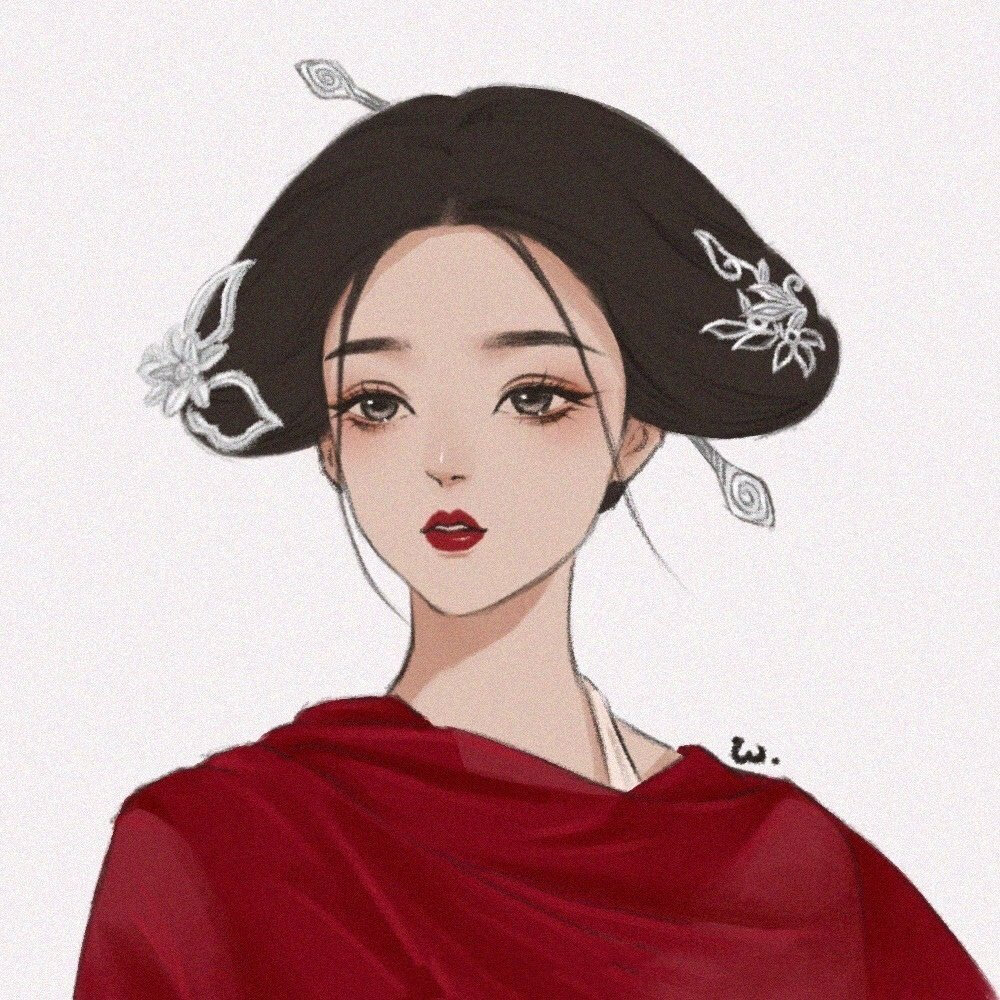 超好看的女生插画头像
画师：莺歌燕舞几时休 ​