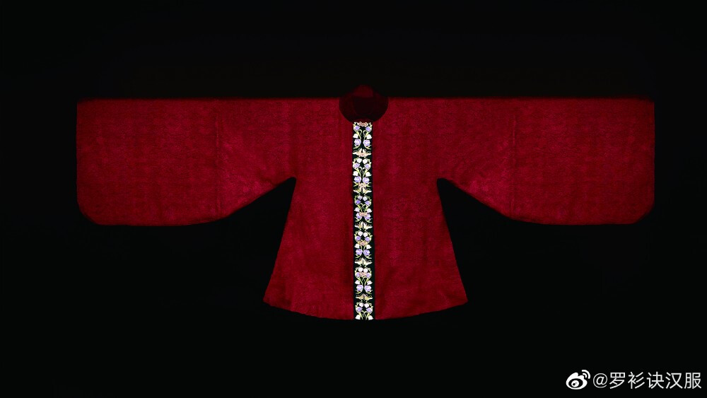 【罗衫诀汉服】明制.竖领对襟方琵琶袖提花真丝绡短袄——莲花漏
