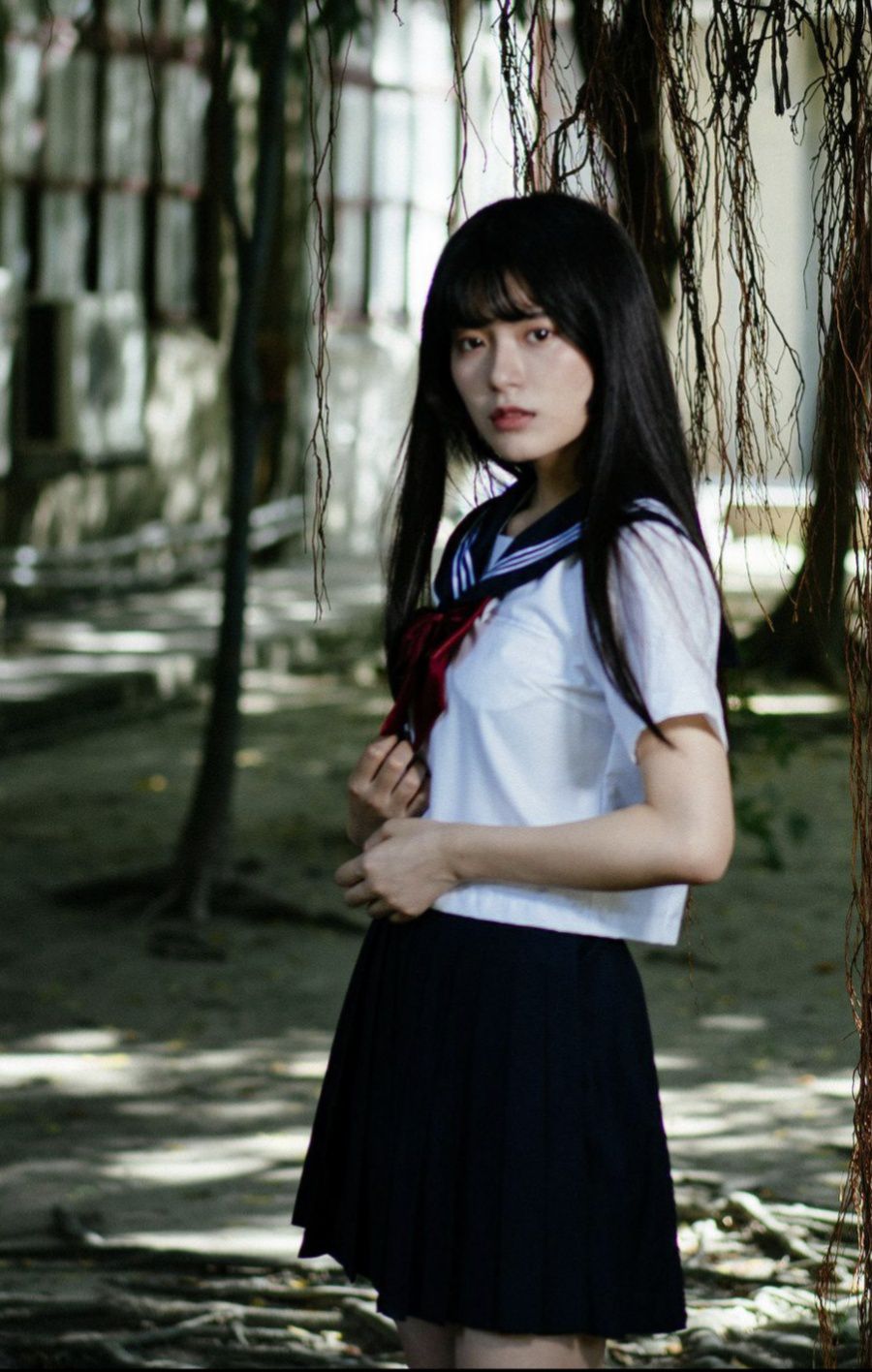 清纯邻家女孩，jk制服