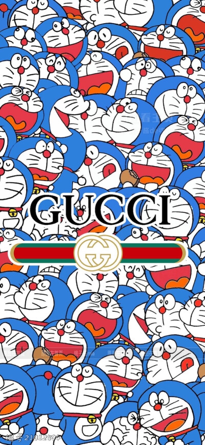 gucci联名叮当猫壁纸图片