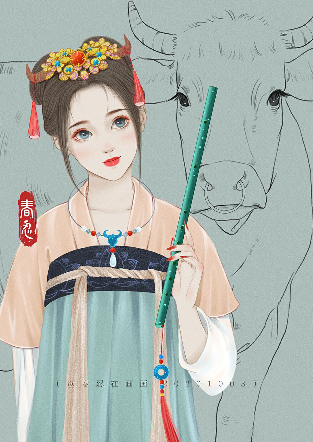十二生肖女古风美女超好看
