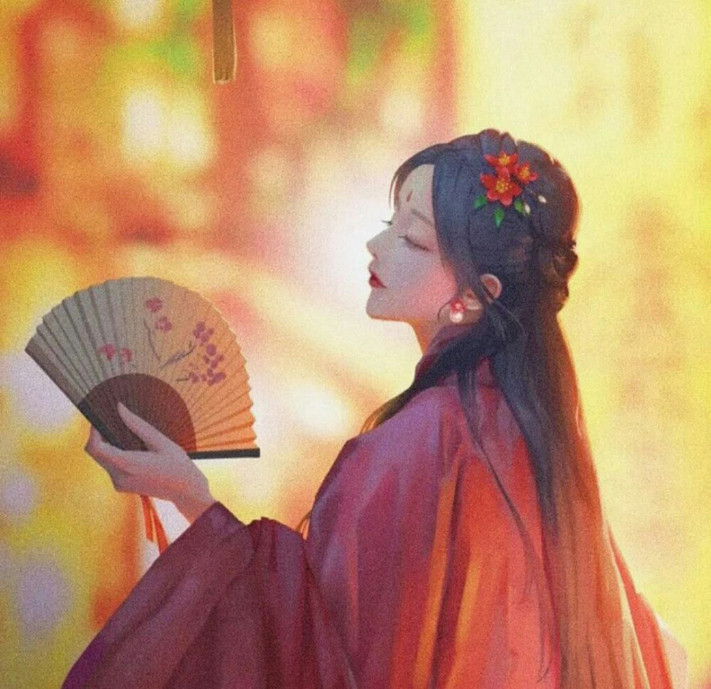 古风美女超好看文艺优质女头