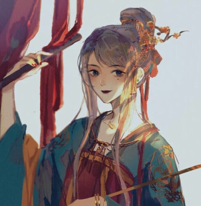 古风美女超好看文艺优质女头