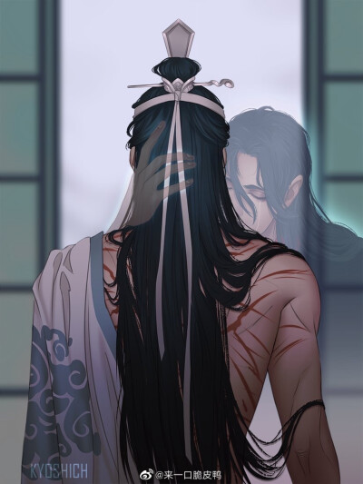 #魔道祖师##漫画#
戒鞭之痛，不及心痛
twi：Kyoshich ​​​