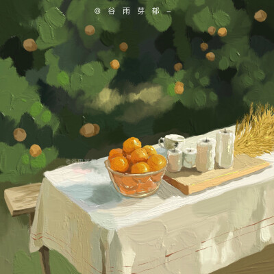 原创手绘 I 油画风壁纸，壁纸分享，手机壁纸