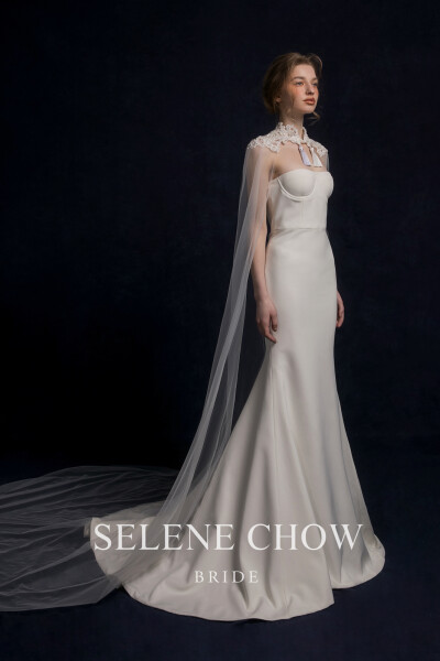 SELENE CHOW 婚纱礼服，图源微博cr：@设计师Selene Chow