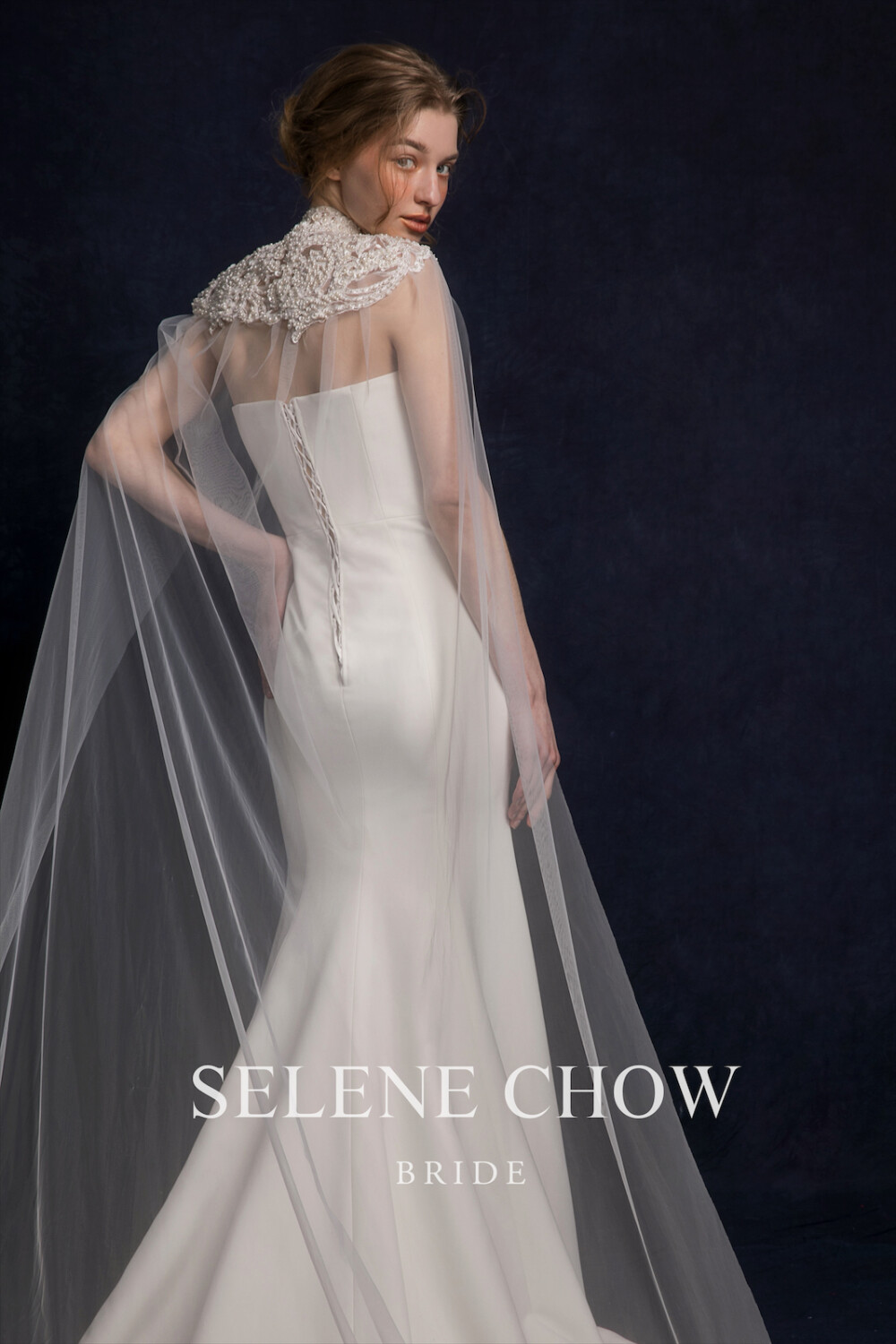 SELENE CHOW 婚纱礼服，图源微博cr：@设计师Selene Chow