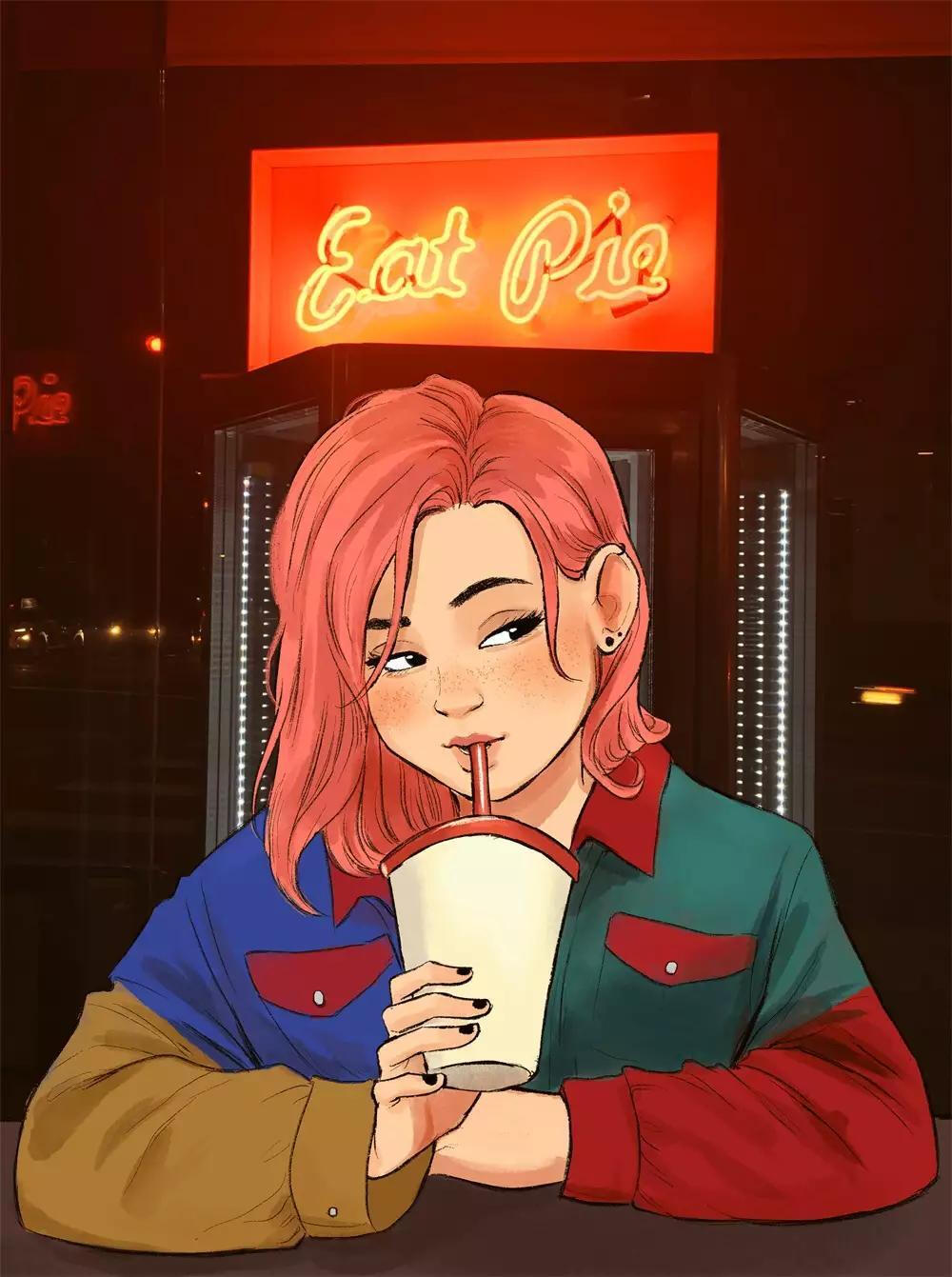 美国插画师bevjohnson作品