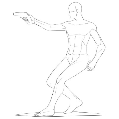 帅气的持枪姿势，即使握不到枪，也想将这帅气的姿势画出来。今天给大家分享的这套人体素材就是关于不同角度的持枪姿势，教你如何抓住一个完美的角度，将持枪的姿势画出最由气势的感觉！
如有侵权请私信，我们及时删…