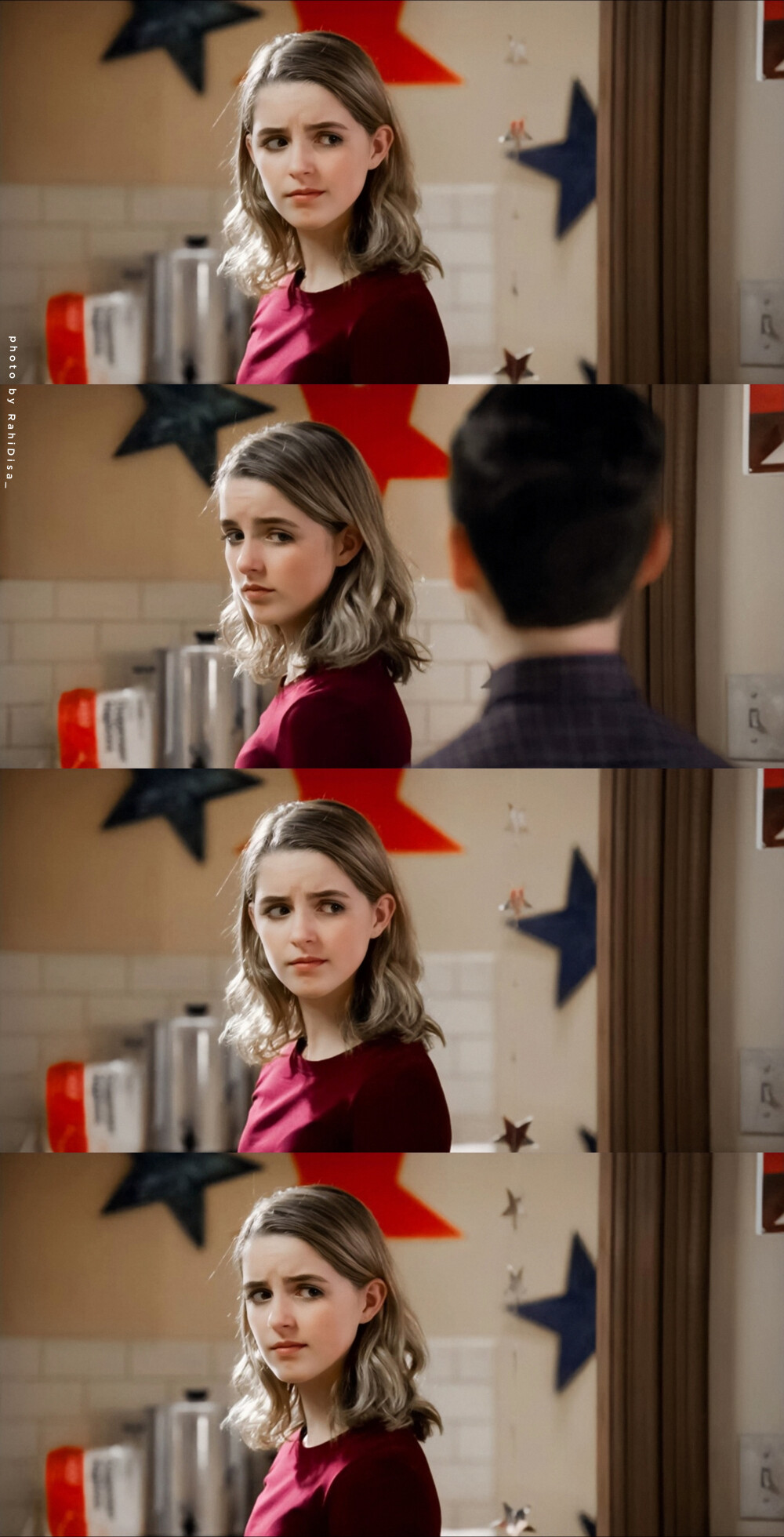 Mckenna Grace
|Young Sheldon|
//叛 逆 少 女 ????
（轉(zhuǎn)自微博@Atosiliya）