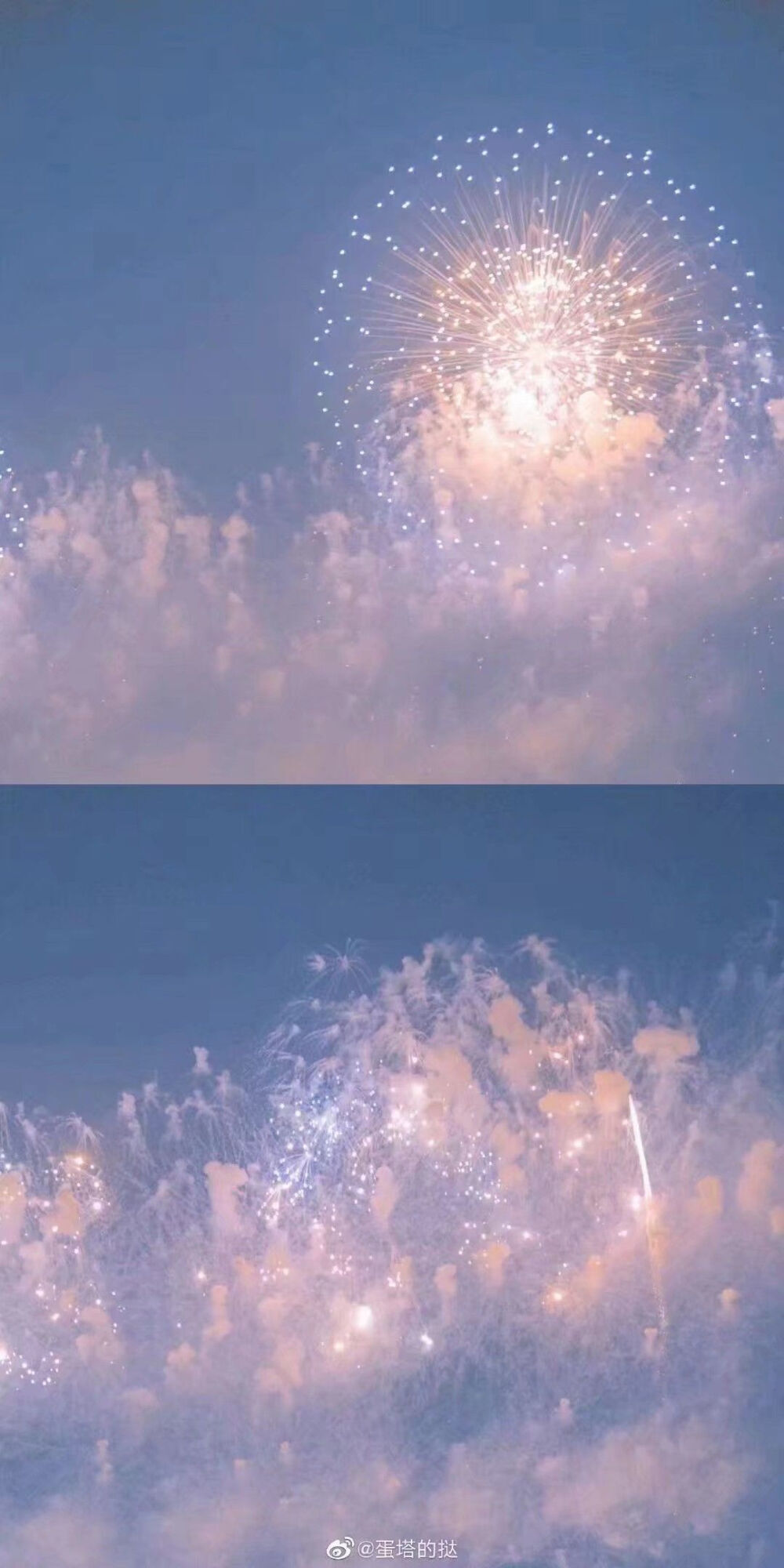 烟花微信状态背景图+文案句子来啦~
环游遍了整个星系，找不到比你更亮的星星~