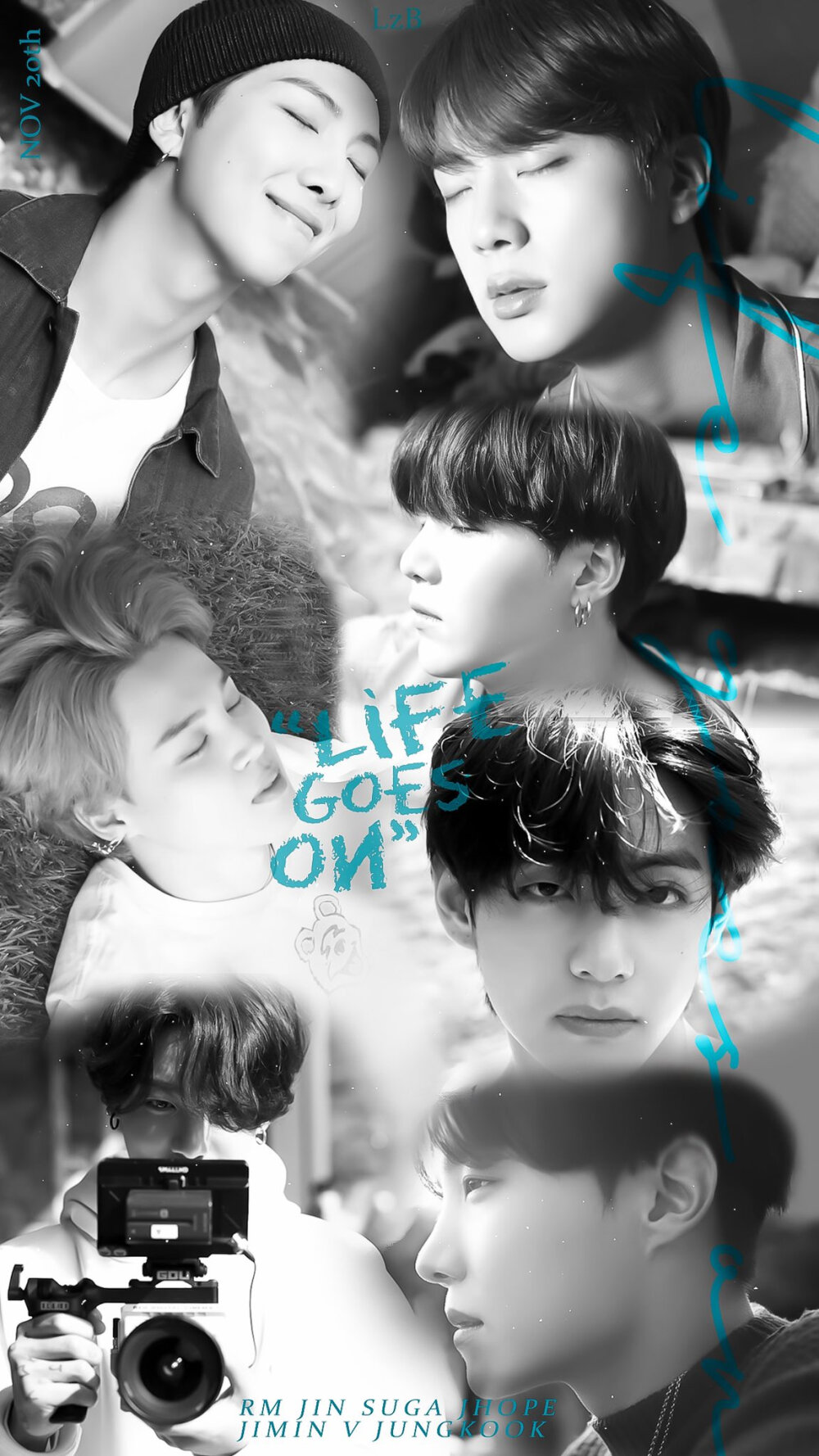 防弹少年团bts壁纸♡
Life goes on