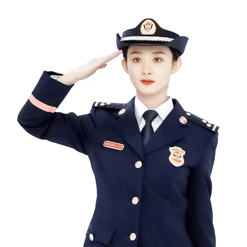 赵丽颖头像消防警官