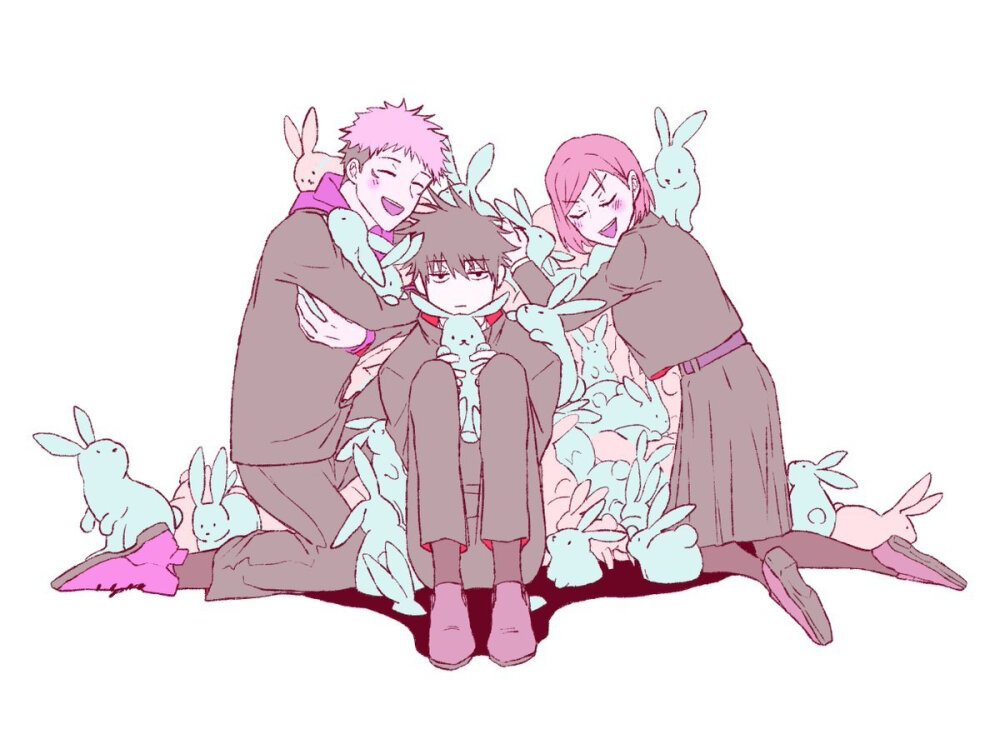 咒术回战超级可爱的三小只