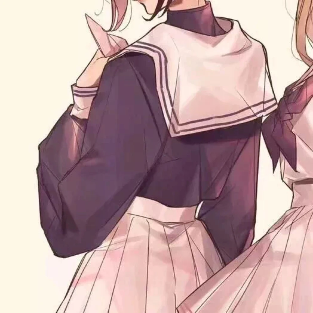 动漫jk三人闺蜜头像