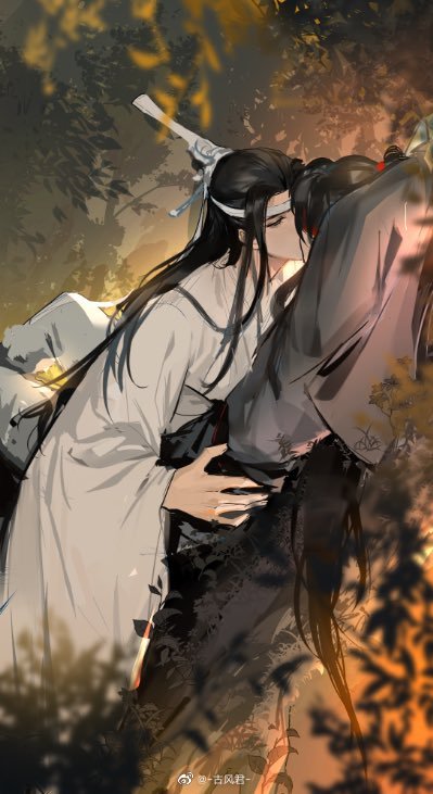 古风插画 魔道祖师 微博转载
画师：HAloggz_