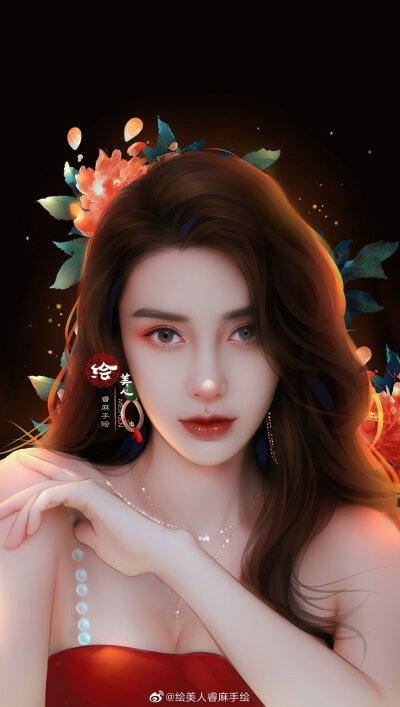 微博：绘美人睿麻手绘 禁止盗图二改 转载注明出处 赵丽颖 Angelababy 鹿晗 杨幂 迪丽热巴 陈乔恩 王源 王俊凯 刘诗诗 张馨予 范冰冰 舒畅 邓紫棋 罗晋 刘亦菲 毛晓彤 唐嫣 鞠婧祎 李沁 关晓彤 宋祖儿 吴宣仪 程潇…