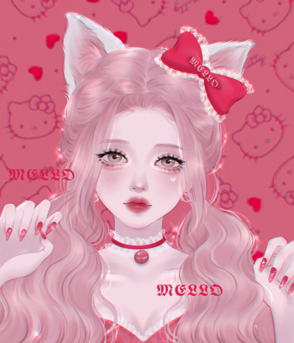 *11hello kitty拟人 画师:mmmello