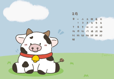 vb 胡萝北儿
更新时间：1.31
文案：牛年大吉
尺寸：全面屏/平板
2021新年壁纸 二月日历