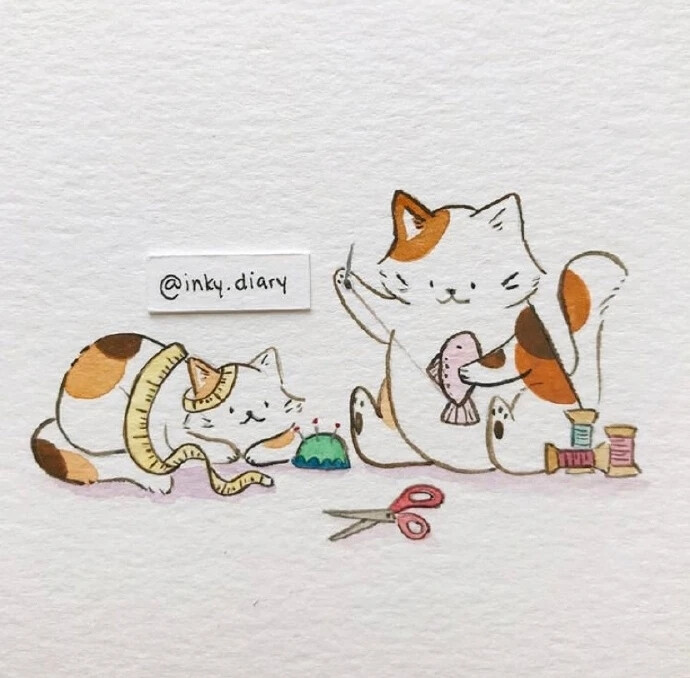 diary 水彩小样