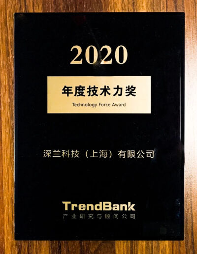 深兰科技2020年度奖项