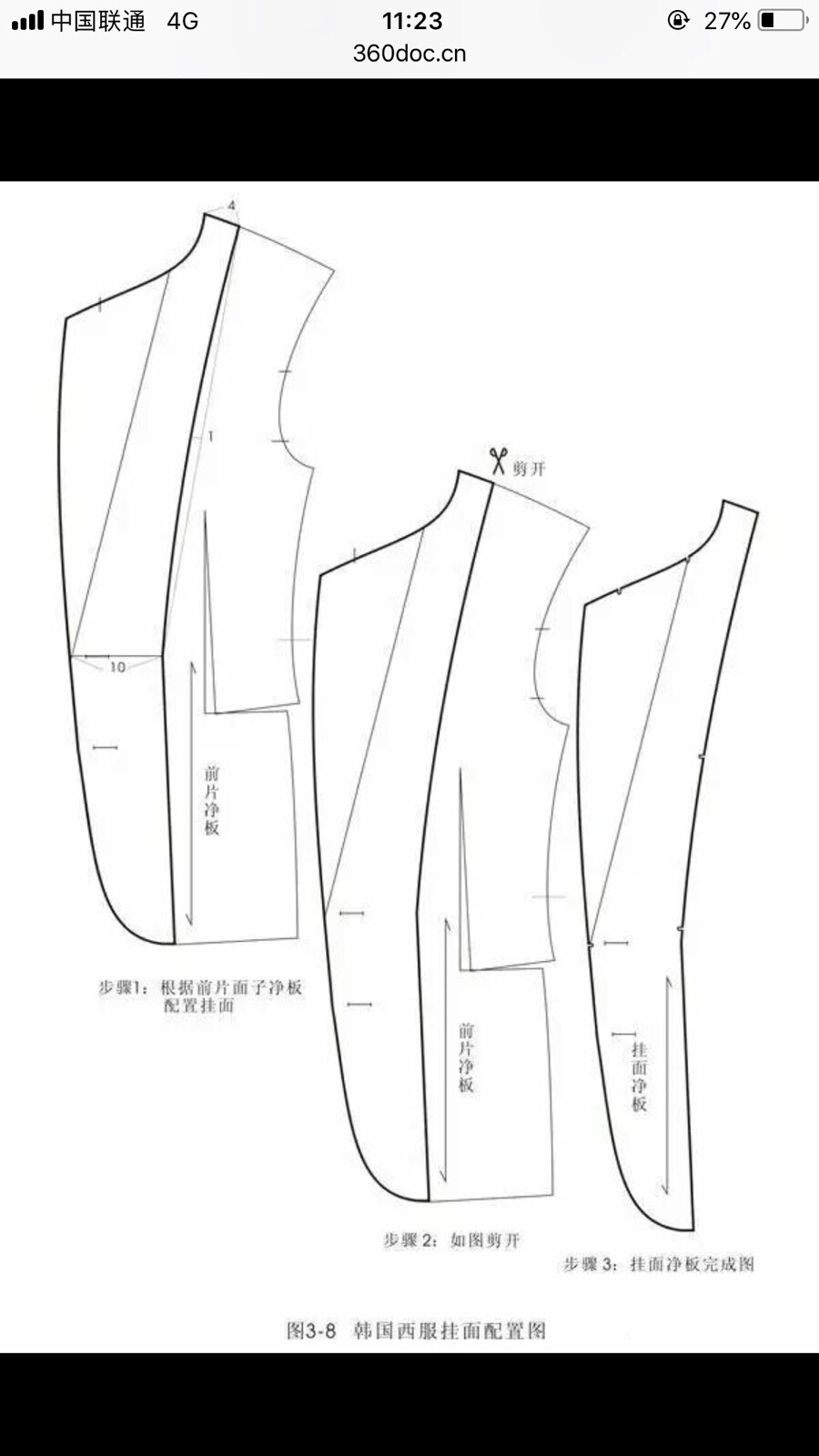 男西装制版