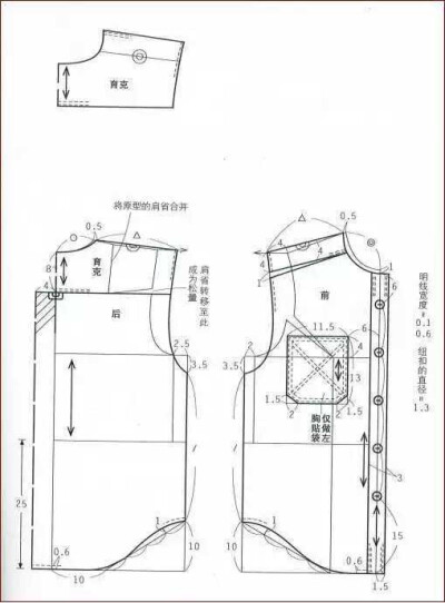 女衬衣版型