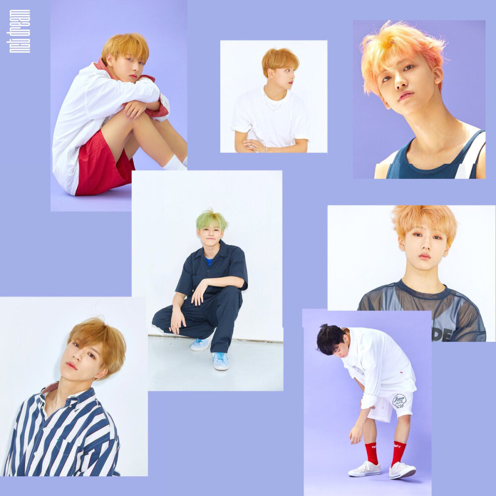 李马克MARK、黄仁俊RENJUN、李帝努JENO、李东赫HAECHAN、罗渽民JAEMIN、钟辰乐CHENLE、朴志晟JISUNG
NCT DREAM