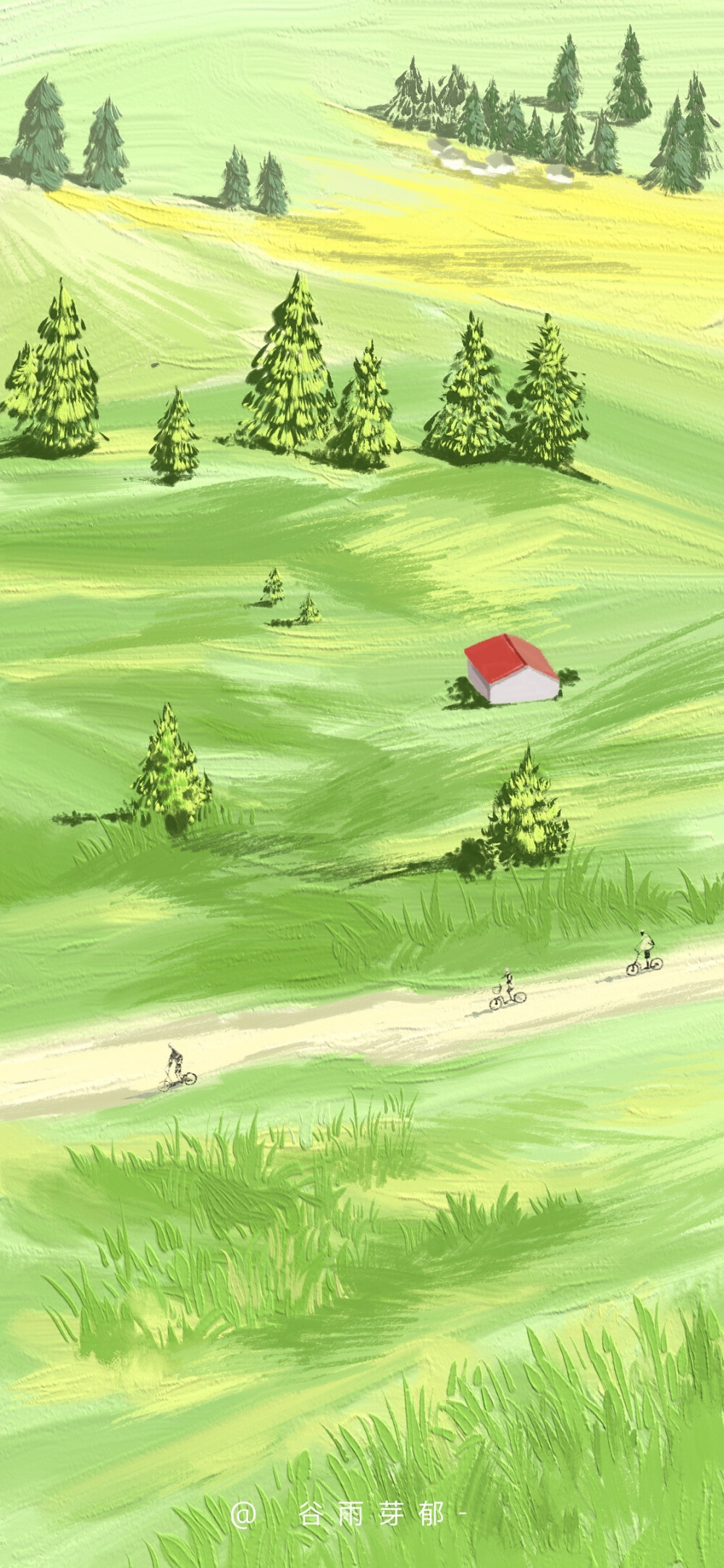 原创手绘 I 油画风壁纸，壁纸分享，手机壁纸（1）