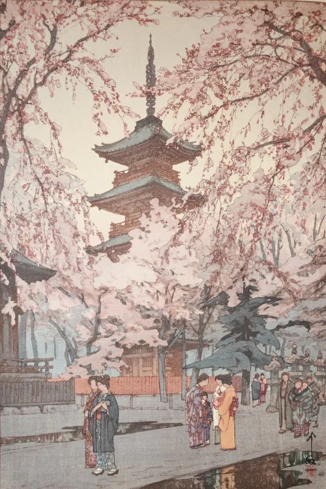 《上野公园》/Hiroshi Yoshida