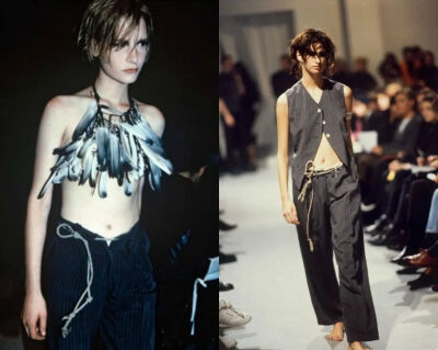 ▲  Ann Demeulemeester 1992年春夏时装秀