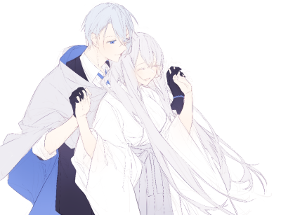 ＃刀剑乱舞＃ 山姥切国广&山姥切长义
画师：Mi'yuki