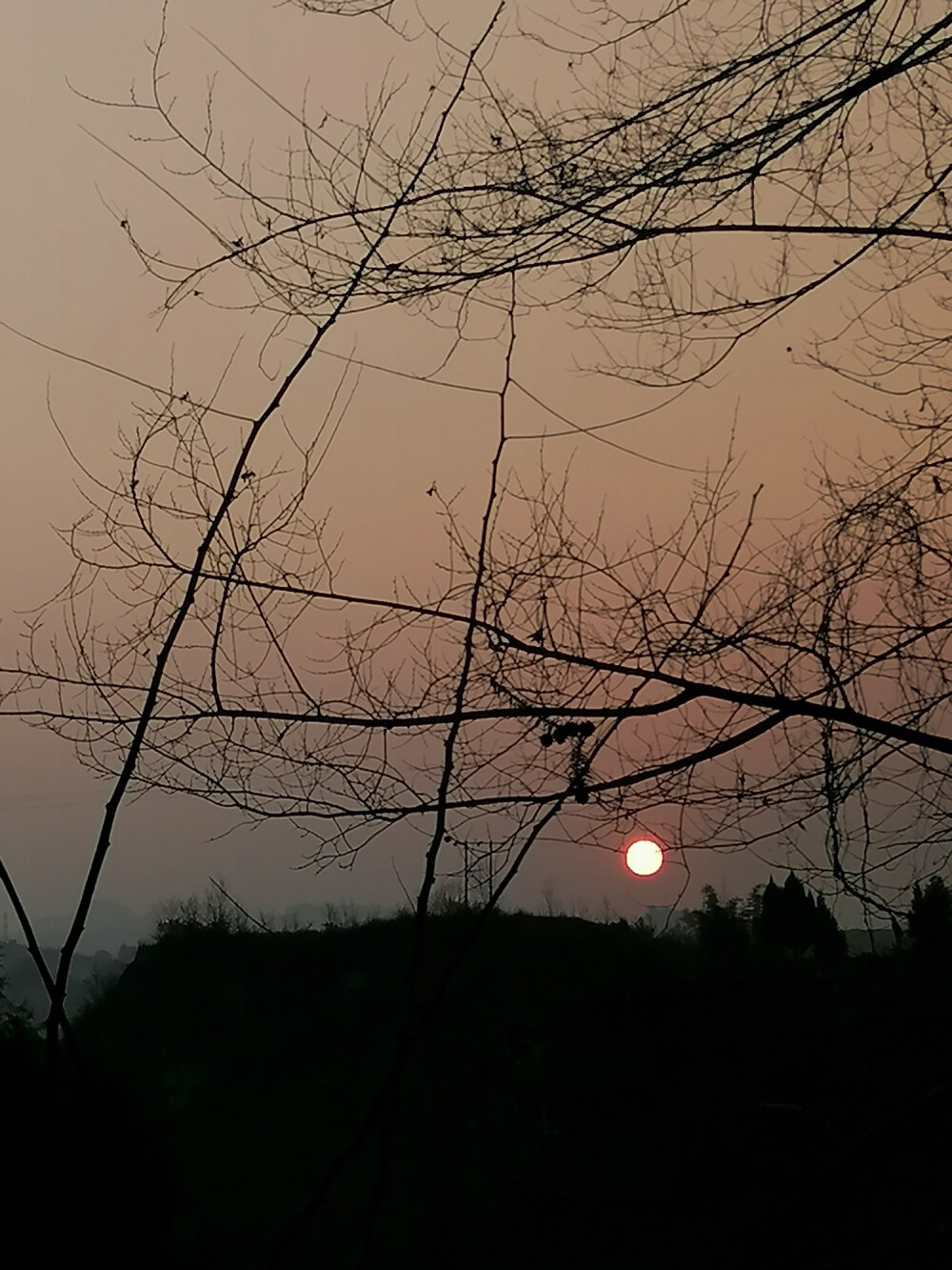 日落 太阳 天空 暮.