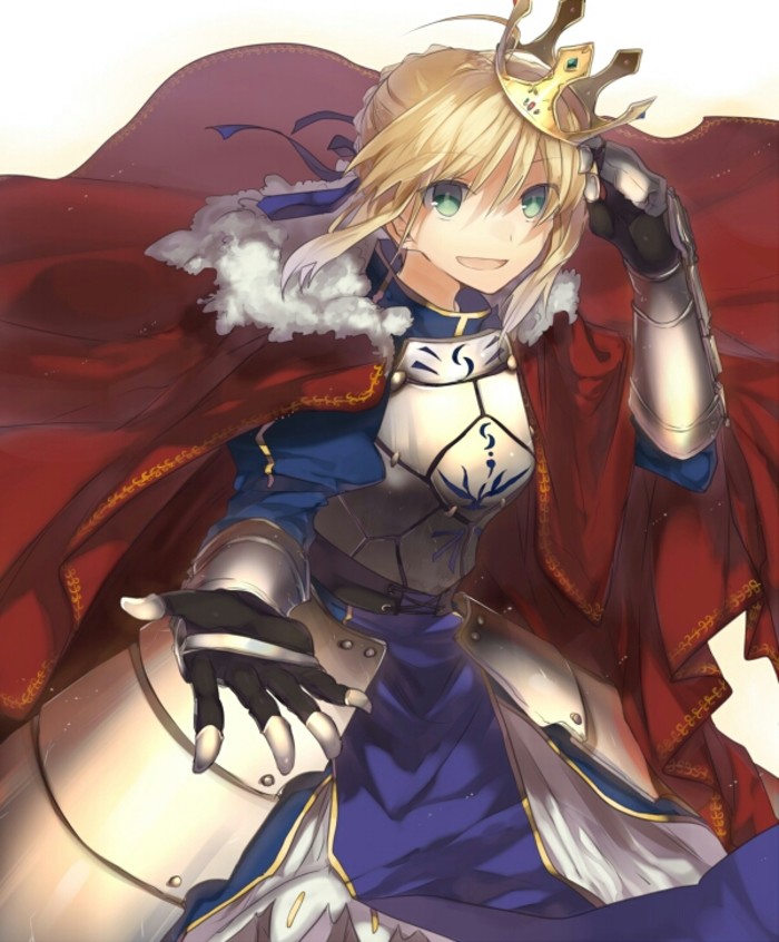 吾王 saber fate 女神 动漫