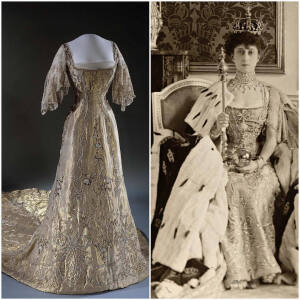 挪威莫德王后1906年加冕大礼服 [weibo@神猫… - 高清图片,堆糖,美图