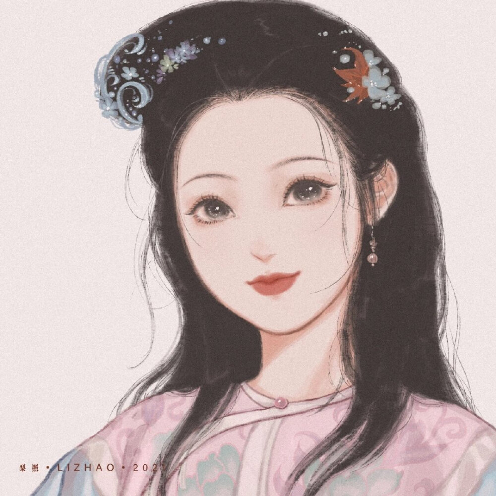 甄嬛传里的娘娘们 #手绘头像##古风# 画师 : 梨照