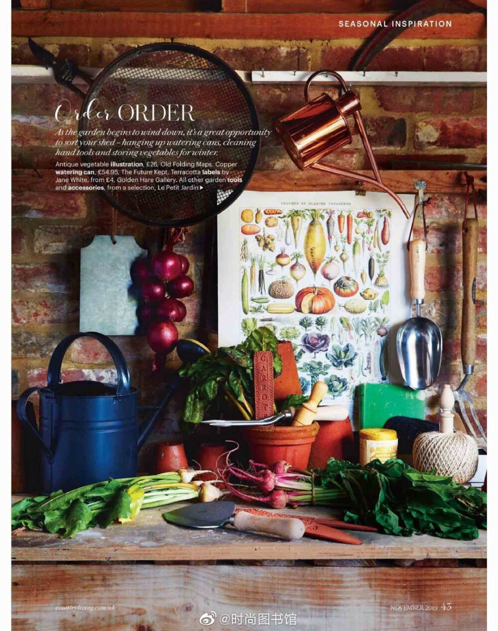 Top the pots---人物专访.英国生活方式类杂志《Country Living UK》#5月刊上架。Country Living英国版是一本关于家居，花园，美食，旅行和健康的田园生活方式类杂志。杂志图源来自时尚图书馆APP, 苹果中国应用商店搜 时尚图书馆, 时尚图书馆, 安卓应用下载地址 