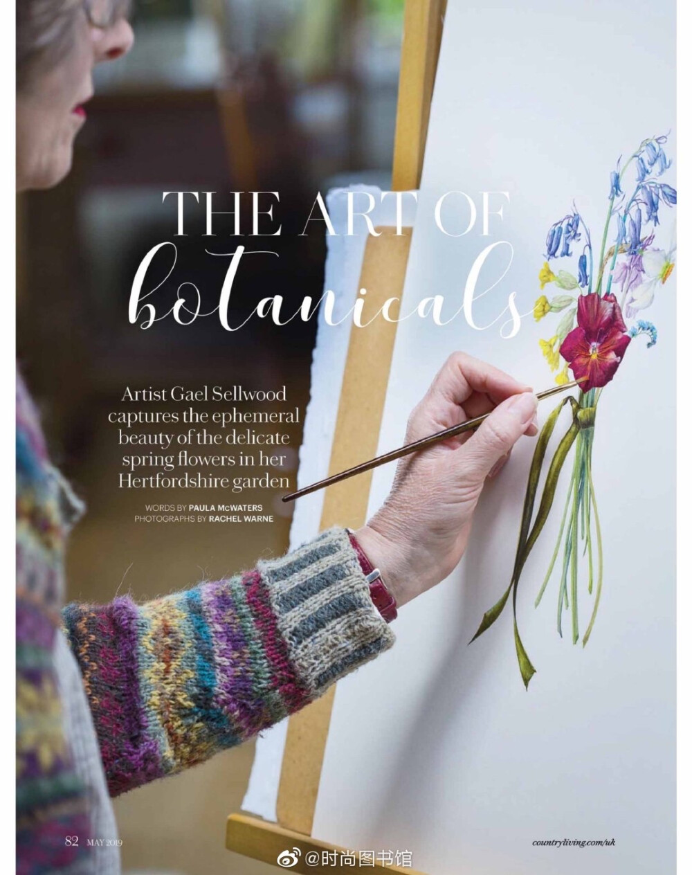 The art of botanicals,植物的艺术 . 新上一本非常好看的#英国生活方式类杂志《Country Living UK》#。Country Living英国版是一本关于家居，花园，美食，旅行和健康的田园生活方式类杂志。杂志图源来自时尚图书馆APP, 苹果应用商店搜 时尚图书馆, 安卓应用下载地址 