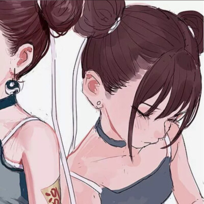 动漫闺蜜女头