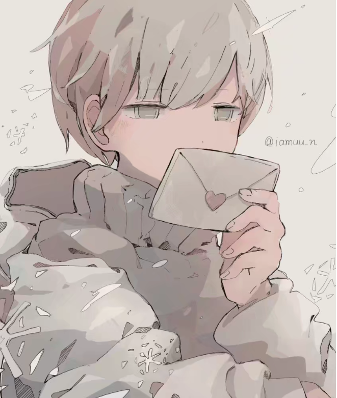 pixiv画师：逢編いあむ
这个画风给予一种温柔的感觉呢，很治愈呀