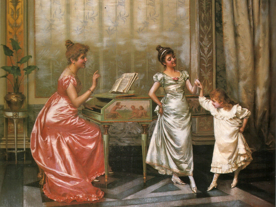 意大利画家Vittorio Reggianini(1858年至1938年[或1939]）