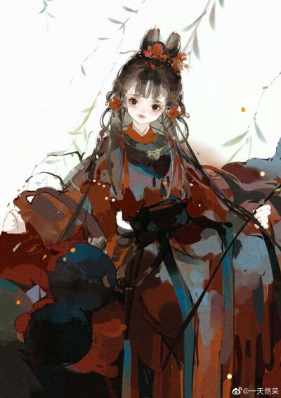 古风'美人 绘师一天热呆