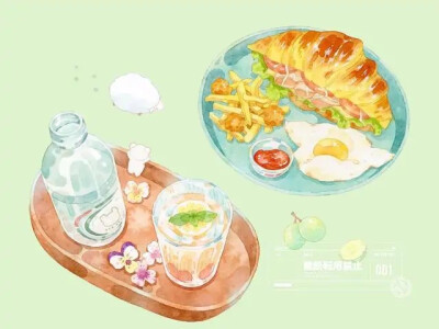 美食插画
插画师 小可鲁贝洛斯