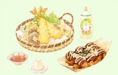 美食插画
插画师 小可鲁贝洛斯