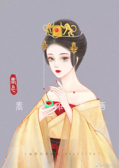 十二生肖古风拟人图
wb：春忍在画画